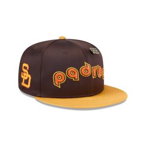GORRA NEW ERA CAP SAN DIEGO PADRES MLB SATIN 59FIFTY CERRADA en STOCK