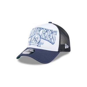GORRA NEW ERA CAP NEW YORK YANKEES MLB DISTRESSED 9FORTY AF TRUCKER SNAPBACK en STOCK