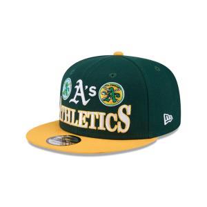GORRA NEW ERA CAP OAKLAND ATHLETICS ARCHIVE MLB ARCHIVE 9FIFTY SNAPBACK VERDE en STOCK