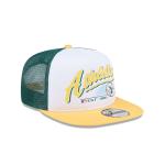GORRA NEW ERA CAP OAKLAND ATHLETICS MLB RETRO SCRIPT 9FIFTY AF TRUCKER SNAPBACK en STOCK