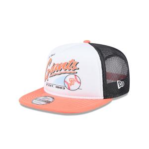 GORRA NEW ERA CAP SAN FRANCISCO GIANTS MLB RETRO SCRIPT 9FIFTY AF TRUCKER SNAPBACK en STOCK