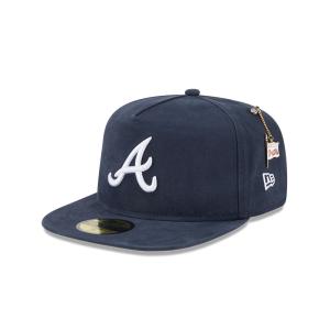 GORRA NEW ERA CAP ATLANTA BRAVES MLB CHAMPIONSHIP SIDE FLAG 59FIFTY AF CERRADA en STOCK