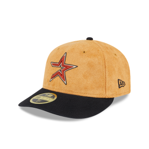 GORRA NEW ERA CAP HOUSTON ASTROS MLB TAN TEXTURE 59FIFTY LP CERRADA en STOCK
