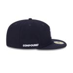GORRA NEW ERA CAP NEW YORK YANKEES COMPOUND X MLB 59FIFTY CERRADA en STOCK