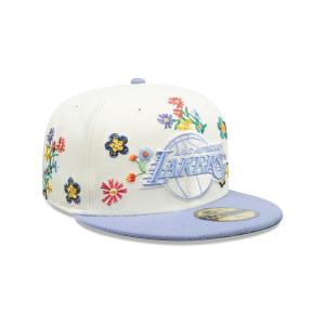 GORRA NEW ERA CAP LOS ANGELES LAKERS NBA BLOOMING 59FIFTY CERRADA en STOCK