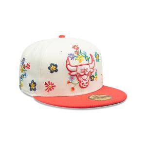 GORRA NEW ERA CAP CHICAGO BULLS NBA BLOOMING 59FIFTY CERRADA en STOCK