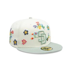 GORRA NEW ERA CAP SAN DIEGO PADRES MLB BLOOMING 59FIFTY CERRADA en STOCK