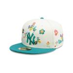 GORRA NEW ERA CAP NEW YORK YANKEES MLB BLOOMING 59FIFTY CERRADA en STOCK