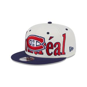 GORRA NEW ERA CAP MONTREAL CANADIENS NHL WORDMARK 9FIFTY SNAPBACK en STOCK