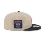 GORRA NEW ERA CAP BOSTON RED SOX HERRINGBONE MOON X MLB 59FIFTY CERRADA en STOCK