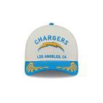 GORRA NEW ERA CAP LOS ANGELES CHARGERS NFL DRAFT 2025 9FORTY M-CROWN AF SNAPBACK BLANCA en STOCK