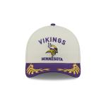 GORRA NEW ERA CAP MINNESOTA VIKINGS NFL DRAFT 2025 9FORTY M-CROWN AF SNAPBACK BLANCA en STOCK