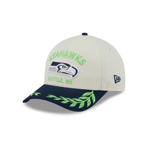 GORRA NEW ERA CAP SEATTLE SEAHAWKS NFL DRAFT 2025 9FORTY M-CROWN AF SNAPBACK BLANCA en STOCK