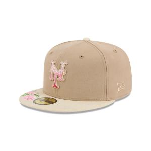 GORRA NEW ERA CAP NEW YORK METS MLB HAND STITCHED FLORAL 59FIFTY CERRADA en STOCK