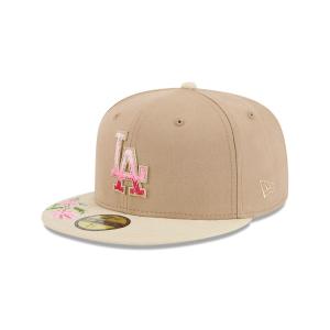 GORRA NEW ERA CAP LOS ANGELES DODGERS MLB HAND STITCHED FLORAL 59FIFTY CERRADA en STOCK