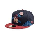 GORRA NEW ERA CAP LOS ANGELES DODGERS MLB AñO NUEVO CHINO 59FIFTY CERRADA en STOCK