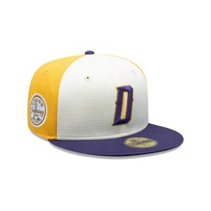 GORRA NEW ERA CAP DORADOS DE CHIHUAHUA LMB SPRING TRAINING 2025 59FIFTY CERRADA en STOCK