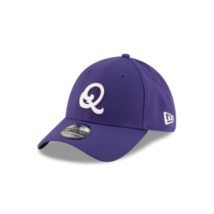 GORRA NEW ERA CAP CONSPIRADORES DE QUERéTARO ALTERNATIVO LMB GAME CAP 100 ANIVERSARIO 39THIRTY ELáSTICA MORADA en STOCK