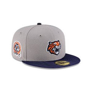 GORRA NEW ERA CAP TIGRES DE QUINTANA ROO AWAY LMB GAME CAP 100 ANIVERSARIO 59FIFTY CERRADA en STOCK