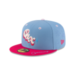 GORRA NEW ERA CAP GUERREROS DE OAXACA ALTERNATIVO LMB GAME CAP 100 ANIVERSARIO 59FIFTY CERRADA AZUL en STOCK