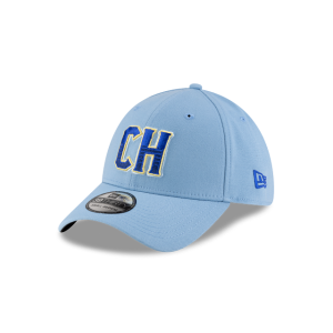 GORRA NEW ERA CAP CHARROS DE JALISCO ALTERNATIVO LMB GAME CAP 100 ANIVERSARIO 39THIRTY ELáSTICA AZUL en STOCK