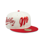 GORRA NEW ERA CAP DIABLOS ROJOS DEL MéXICO 2-TONE LMB FANGEAR 59FIFTY CERRADA en STOCK