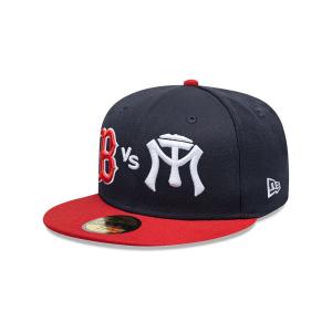 GORRA NEW ERA CAP BOSTON RED SOX VS SULTANES DE MONTERREY 59FIFTY CERRADA NAVY en STOCK