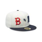 GORRA NEW ERA CAP BOSTON RED SOX VS SULTANES DE MONTERREY RETRO 59FIFTY CERRADA en STOCK
