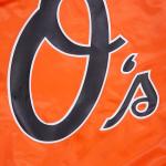 CHAMARRA IMORE ORIOLES BIG LOGO WORLD SERIES SATIN JACKET ORANGE en STOCK
