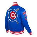 CHAMARRA CAGO CUBS MASH UP RIB SATIN JACKET ROYAL BLUE RED en STOCK