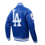 CHAMARRA LOS ANGELES DODGERS SCRIPT TAIL MENS SATIN JACKET DODGER BLUE en STOCK