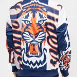 CHAMARRA OIT TIGERS MASH UP SATIN JACKET MIDNIGHT NAVY en STOCK