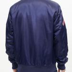 CHAMARRA NTA BRAVES CHEST HIT LOGO SATIN JACKET MIDNIGHT NAVY en STOCK