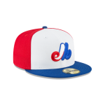 GORRA NEW ERA CAP MONTREAL EXPOS MLB COOPERSTOWN WOOL FITTED 59FIFTY CERRADA en STOCK