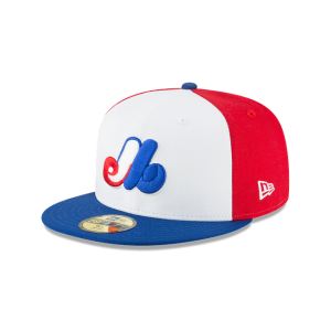 GORRA NEW ERA CAP MONTREAL EXPOS MLB COOPERSTOWN WOOL FITTED 59FIFTY CERRADA en STOCK