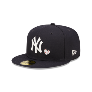 GORRA NEW ERA CAP NEW YORK YANKEES TEAM HEART 59FIFTY CERRADA en STOCK