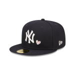 GORRA NEW ERA CAP NEW YORK YANKEES TEAM HEART 59FIFTY CERRADA en STOCK