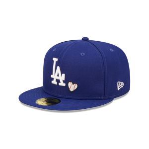 GORRA NEW ERA CAP LOS ANGELES DODGERS TEAM HEART 59FIFTY CERRADA en STOCK