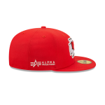 GORRA NEW ERA CAP ALPHA INDUSTRIES X KANSAS CITY CHIEFS NFL 59FIFTY CERRADA en STOCK