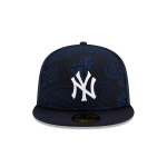 GORRA NEW ERA CAP NEW YORK YANKEES MLB SWIRL 59FIFTY CERRADA en STOCK