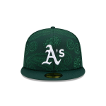 GORRA NEW ERA CAP OAKLAND ATHLETICS MLB SWIRL 59FIFTY CERRADA en STOCK