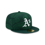 GORRA NEW ERA CAP OAKLAND ATHLETICS MLB SWIRL 59FIFTY CERRADA en STOCK