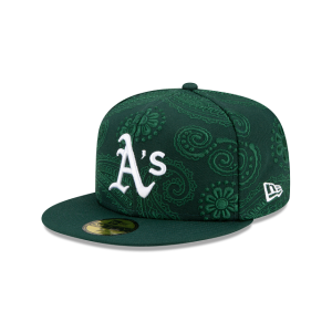GORRA NEW ERA CAP OAKLAND ATHLETICS MLB SWIRL 59FIFTY CERRADA en STOCK
