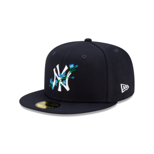 GORRA NEW ERA CAP NEW YORK YANKEES MLB SIDE PATCH BLOOM 59FIFTY CERRADA en STOCK