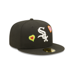 GORRA NEW ERA CAP CHICAGO WHITE SOX MLB CHAIN STITCH HEART 59FIFTY CERRADA en STOCK