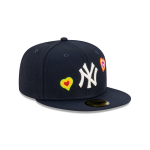 GORRA NEW ERA CAP NEW YORK YANKEES MLB CHAIN STITCH HEART 59FIFTY CERRADA en STOCK