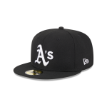 GORRA NEW ERA CAP OAKLAND ATHLETICS MLB SIDEPATCH 59FIFTY CERRADA NEGRA en STOCK