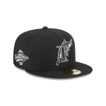 GORRA NEW ERA CAP MIAMI MARLINS MLB SIDEPATCH 59FIFTY CERRADA NEGRA en STOCK