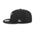 GORRA NEW ERA CAP MIAMI MARLINS MLB SIDEPATCH 59FIFTY CERRADA NEGRA en STOCK