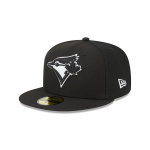 GORRA NEW ERA CAP TORONTO BLUE JAYS MLB SIDEPATCH 59FIFTY CERRADA NEGRA en STOCK